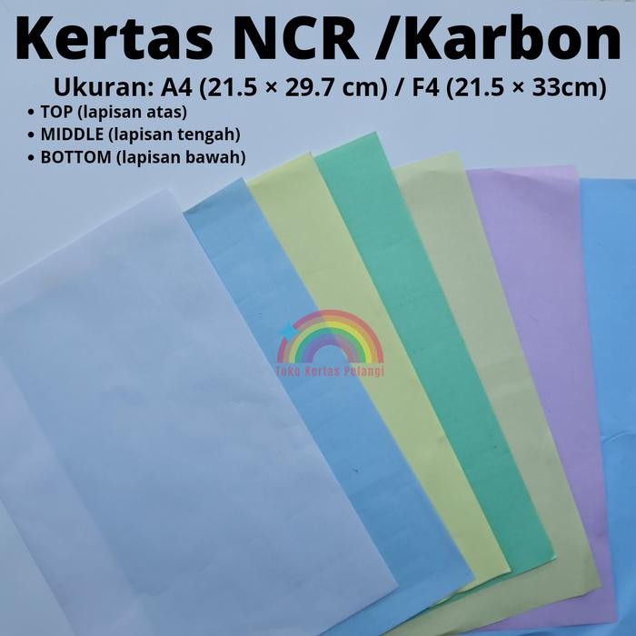 

kertas ncr f4 / A4 / kertas karbon nota