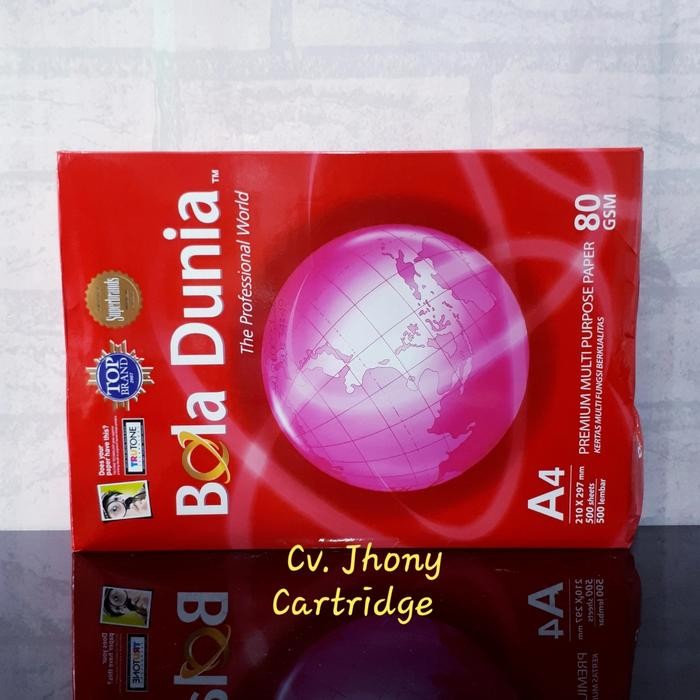 

Kertas Print Hvs Bola Dunia A4 80 g gsm gram