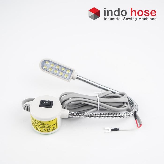 

Indohose Golden C810M Lampu Mesin Jahit Magnet Skun - LED 10 Titik