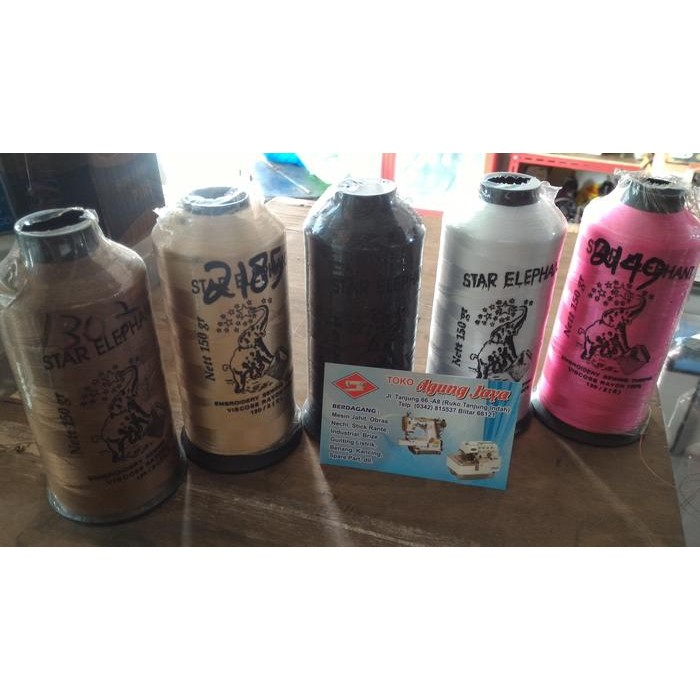 

Benang Bordir STAR ELEPHANT 150gr