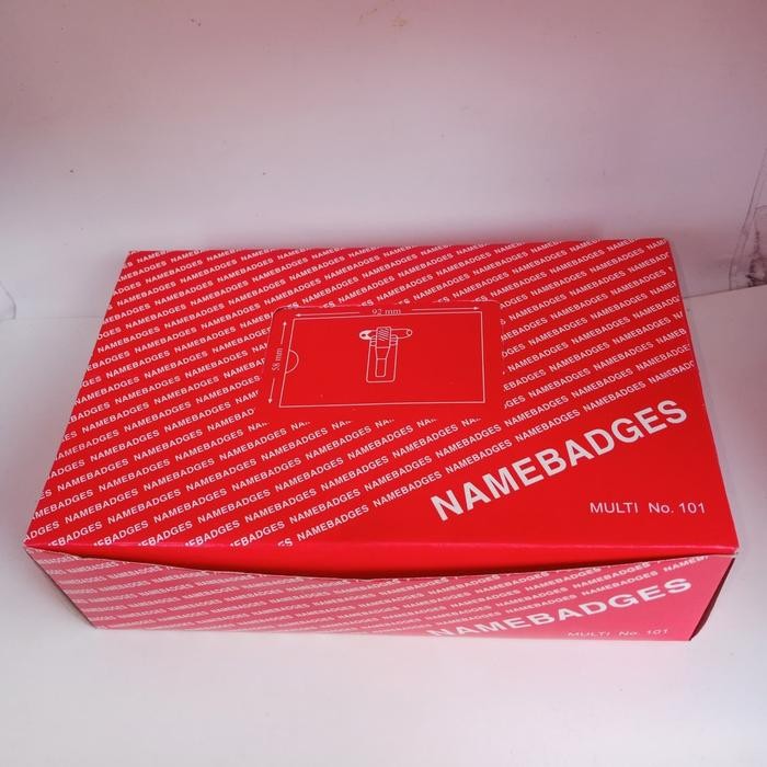 

NAME BADGES MULTI TRANSPARAN/PUTIH