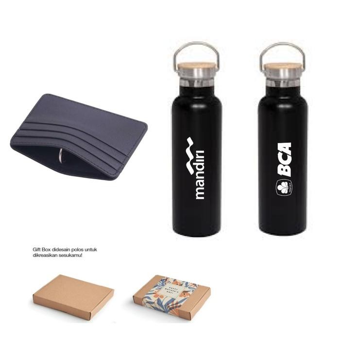 

Card holder + Tumbler + Box Custom Design Bebas