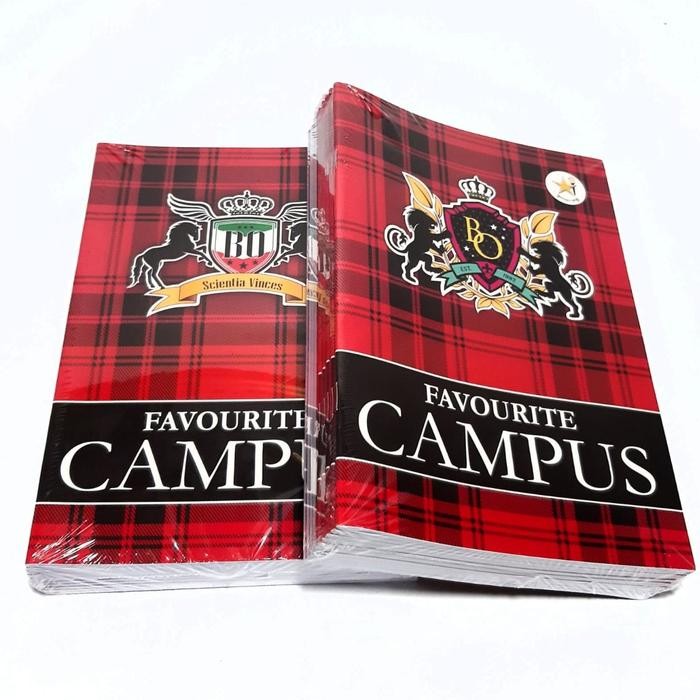 

Harga Grosir (10buku) Buku Tulis FAVOURITE Campus 36 lembar panjang