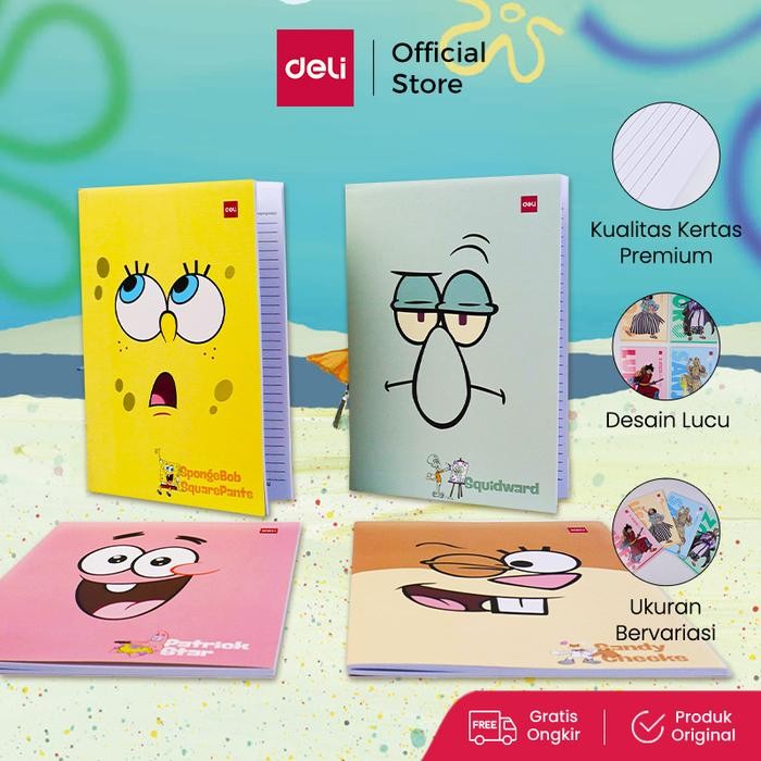 

Deli Writing Book / Notebook / Buku Tulis Sekolah B5 42 Lembar CNB542