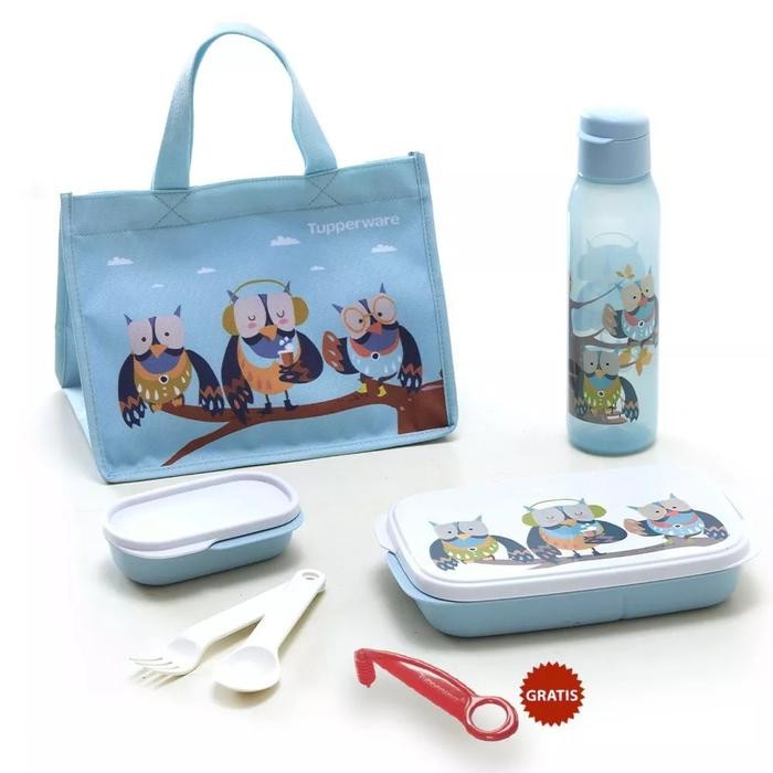 Tupperware Foodie Lunch Set kotak bekal makan anak