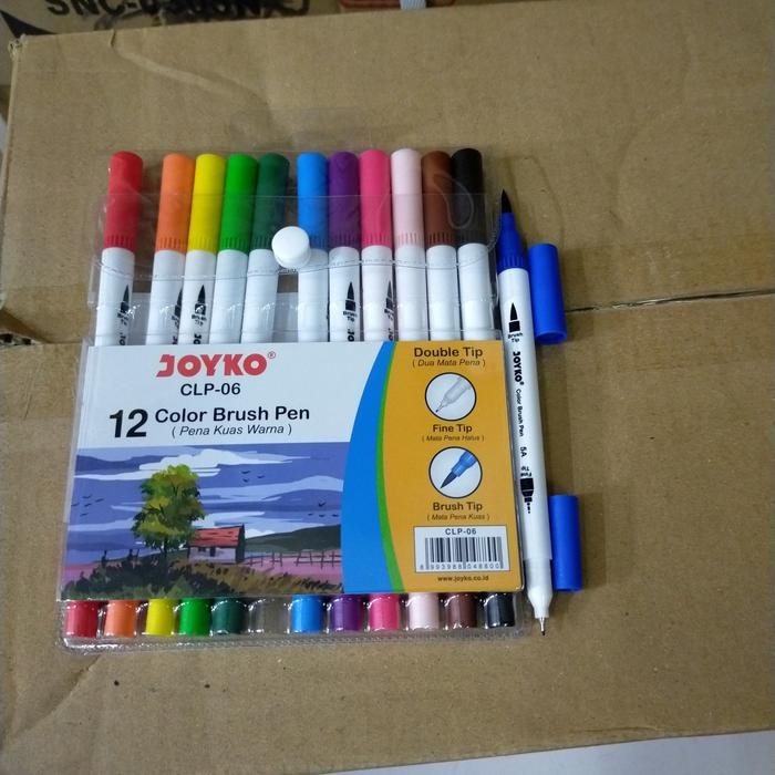 

color brush pen joyko 12 warna