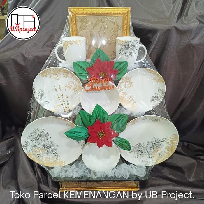 

Parcel Natal Lebaran Pecah Belah Dinner Set - Type D