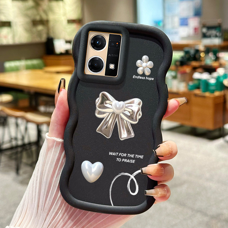 Casing HP Untuk OPPO Reno 7 4G Reno 8 4G Caseperak mewah Kesing Cesing lunak Silikon Softcase Macaro