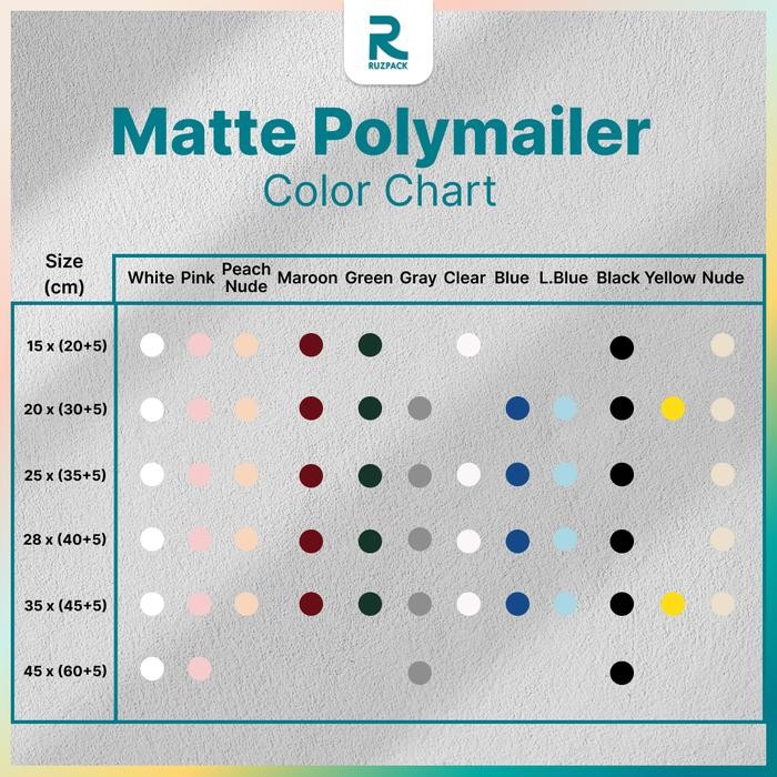 

35 X 45 + 5CM POLYMAILER POLYBAG KANTONG PLASTIK PACKING (+-100PCS) KODE 912