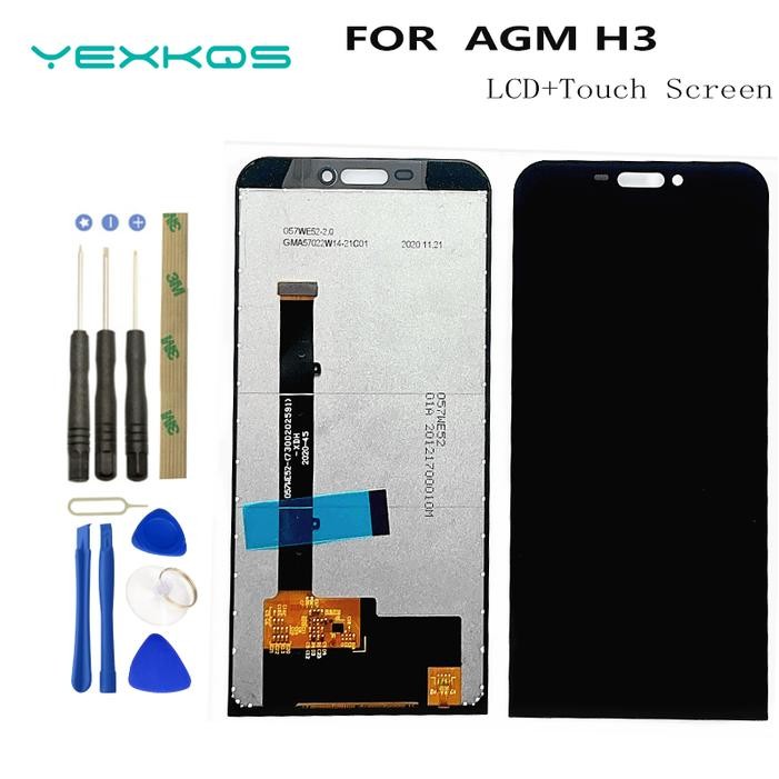 5.7 inch Original AGM H3 LCD Display and Touch Screen Digitizer Assembly Replacement for AGM H3 Phon