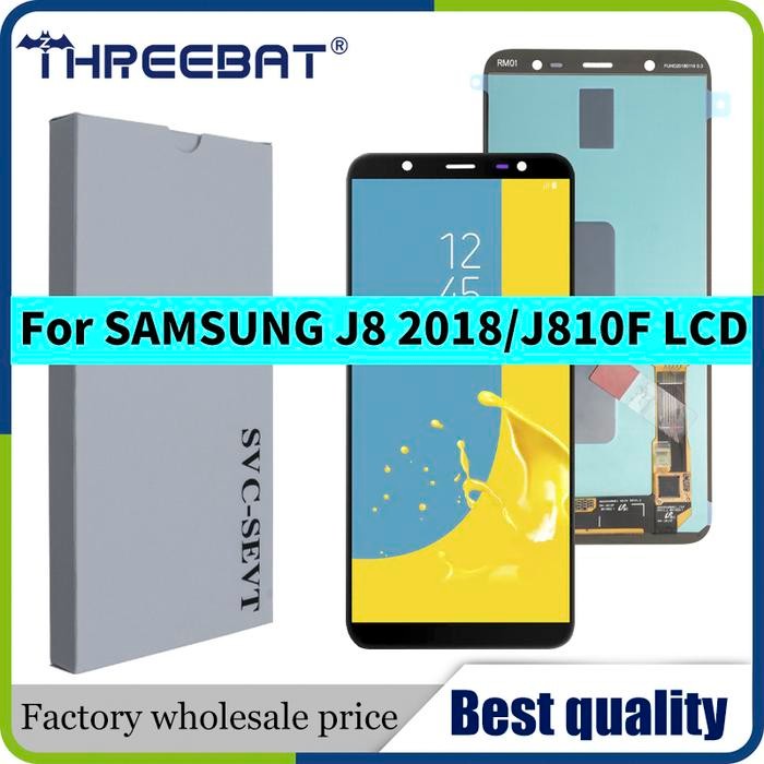 6.0'' SUPER AMOLED LCD for SAMSUNG J8 2018 Display Touch Screen Replacement For Samsung J810 J810F S