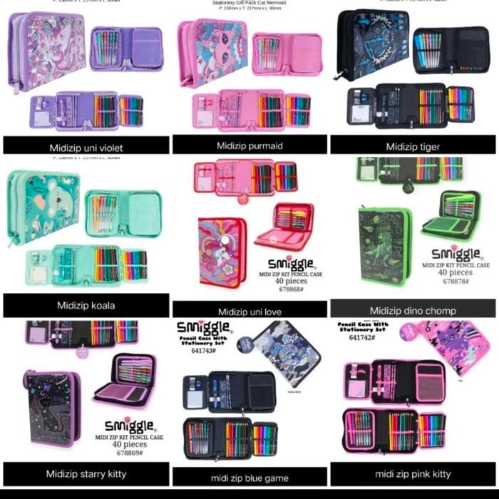 

Smiggle Zip It Midi Zip Stationery Minecraft, Spiderman, Minnie, Koala