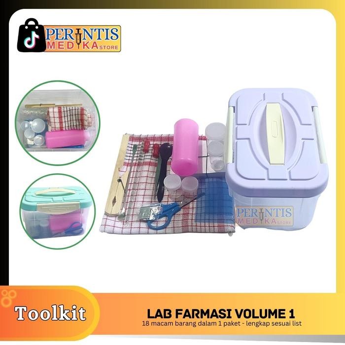 

Toolkit Lab Farmasi Volume 1 / Alat Praktik Farmasi / Paket Farmasi Lengkap Vol 1