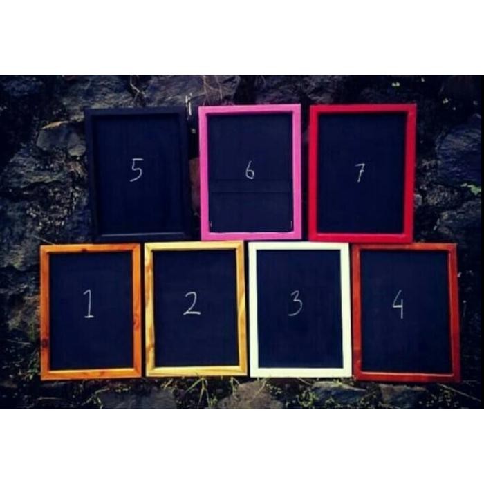 

Papan Tulis Kapur Menu Cafe Mini 20X30 Murah Prewed Blackboard Chalkboard