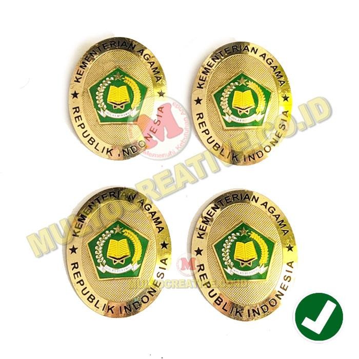

Pin Logo Kementerian Agama Lencana Kemenag Magnet PREMIUM