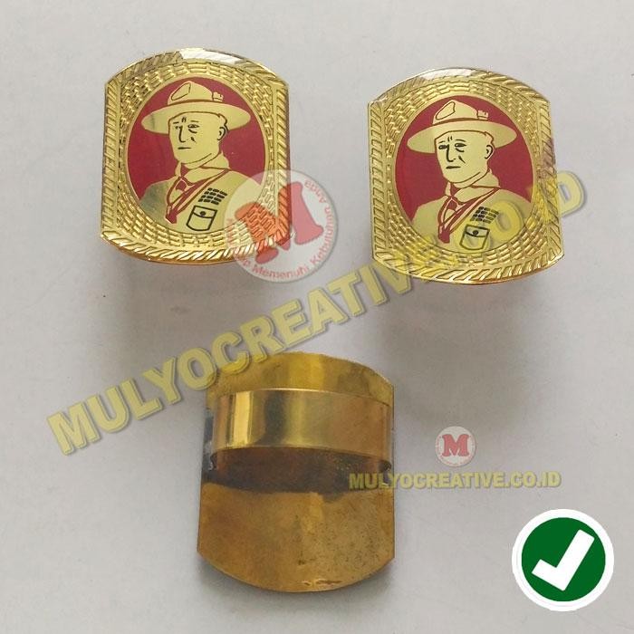 

Ring Hasduk Pramuka Logo Boden Powel - Ring Atribut Pramuka PREMIUM