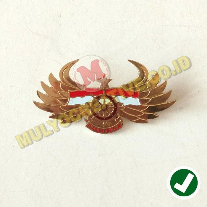 

Wing PASKIBRA Merah Putih - Lencana Wing Bahan Logam Kuningan PREMIUM