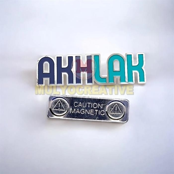 

Pin BUMN AKHLAK Bentuk Logo - Pin Bros Aksesoris Akhlak PREMIUM