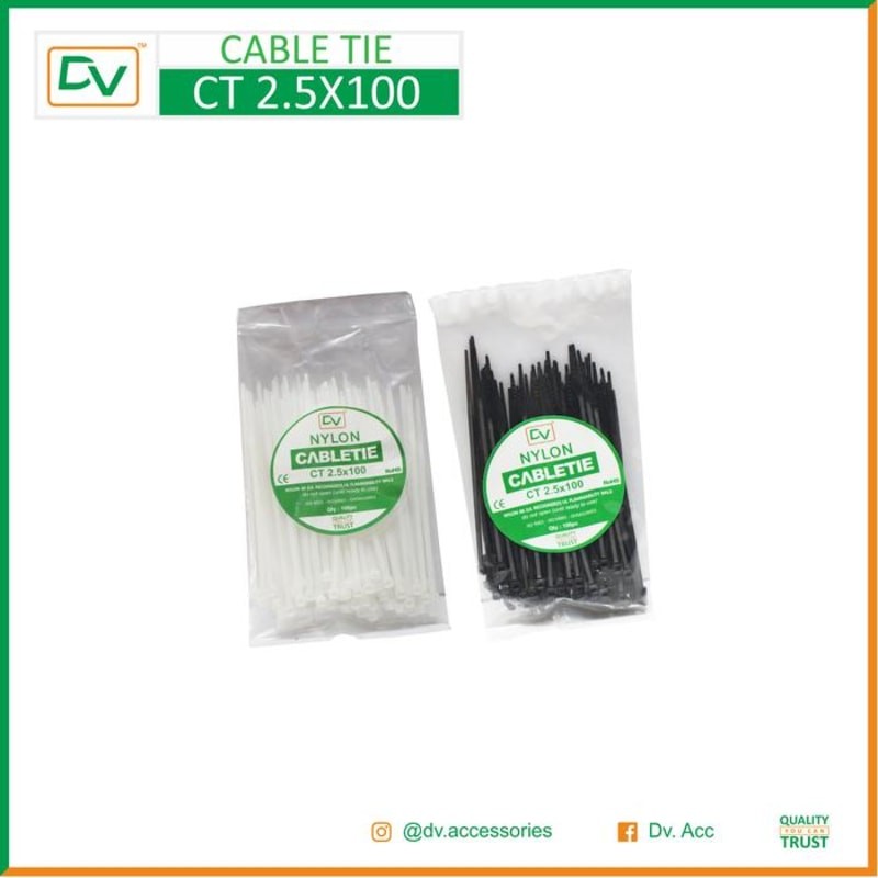 

PROMO DV CABLE TIE / KABEL TIES 2.5X100 / 10CM