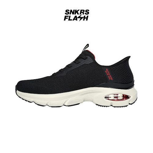 SKECHERS SPORT SKECHAIR VENTURA BLACK RED Sepatu Sneakers Pria - 232447BKRD - Size 45
