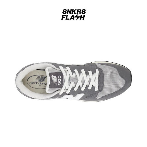 NEW BALANCE 500 GREY WHITE Sepatu Sneakers Pria - GM500LCR - Size 45