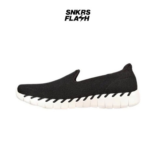 SKECHERS GO WALK SMART 2 BLACK WHITE Sepatu Casual Wanita - 124725BLK - Size 36