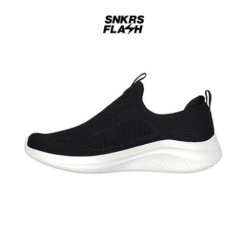 SKECHERS SPORT ULTRA FLEX 3 BLACK WHITE Sepatu Casual Wanita - 150455BLK - Size 37