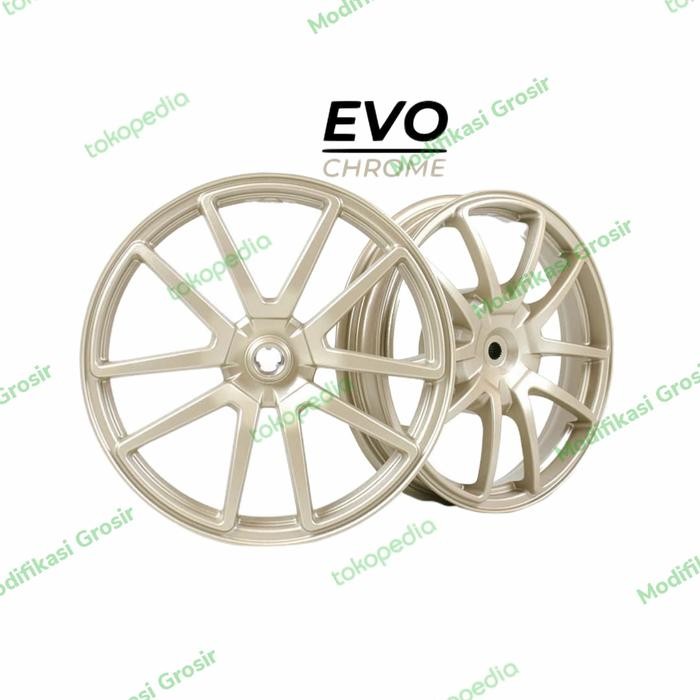 Velg Racing Tapak Lebar Chemco Evo Vario Beat Scoopy Bronze Original