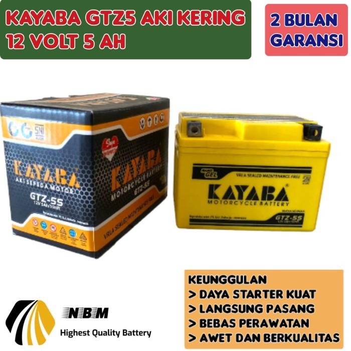 Aki Motor Supra X 125 Honda Blade Cs1 Kayaba Gtz 5 Aki Kering