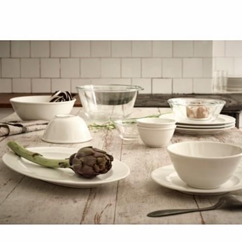 Mangkok Kaca Besar Wadah Bening Serbaguna Ukuran 26Cm_Lkea Original