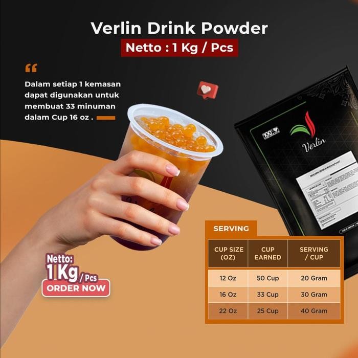 

Verlin Powder Drink All Variant Bubuk Minuman Rasa Varian Lengkap