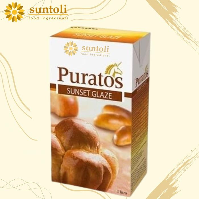 

NEW! PURATOS SUNSET GLAZE - PENGGANTI OLESAN TELUR UNTUK ROTI, BURGER, PASTRY, COOKIES - 1 LITER