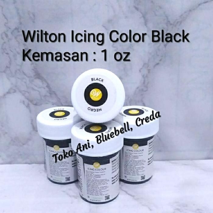 

NEW! WILTON ICING COLOR BLACK , 1 OZ