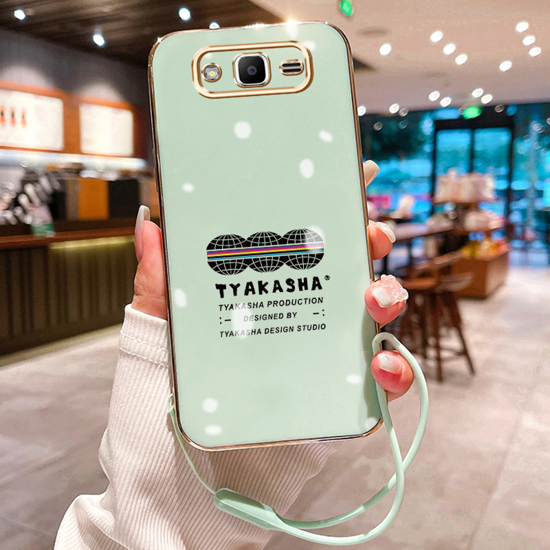 Casing Hp Untuk Samsung Galaxy J2 Prime J2 Ace Case Casing pola Bola Kasing HP Kesing tali berlapis 