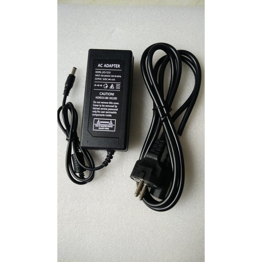 Ac Adapter 12V 4A Buat Monitor Inforce