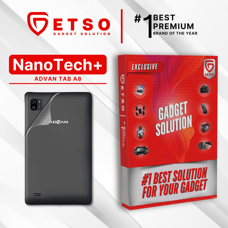 GETSO EPU BIO GENESIS Hydrogel for ADVAN Tab A8 / Back Cover Guard Protector (Nanotech+ 100% Recycle