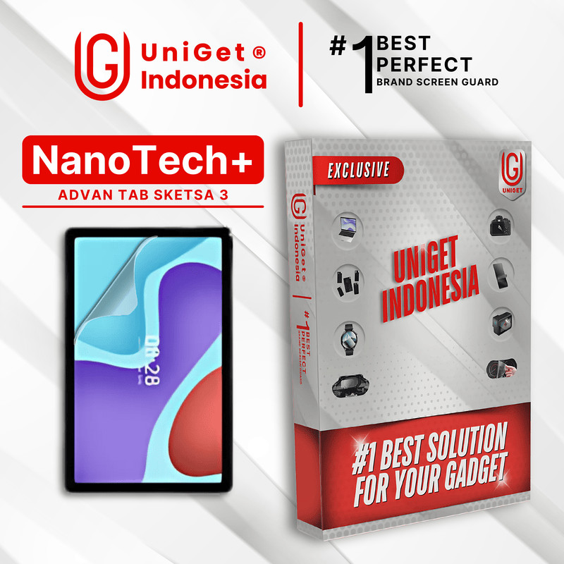 UniGet EPU BIO GENESIS Hydrogel for ADVAN Tab Sketsa3 / Screen Guard Protector (Nanotech+ 100% Recyc