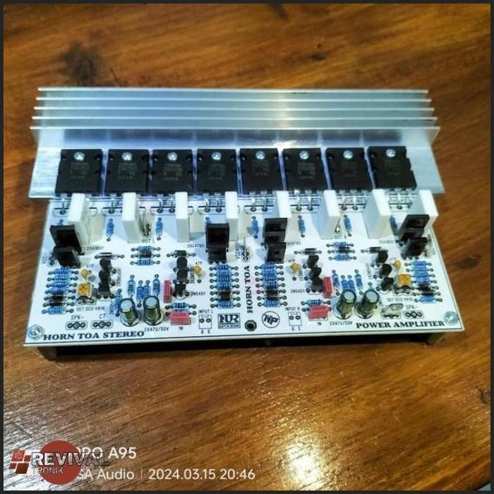 Kit Driver Power Amplifier HORN TOA STEREO