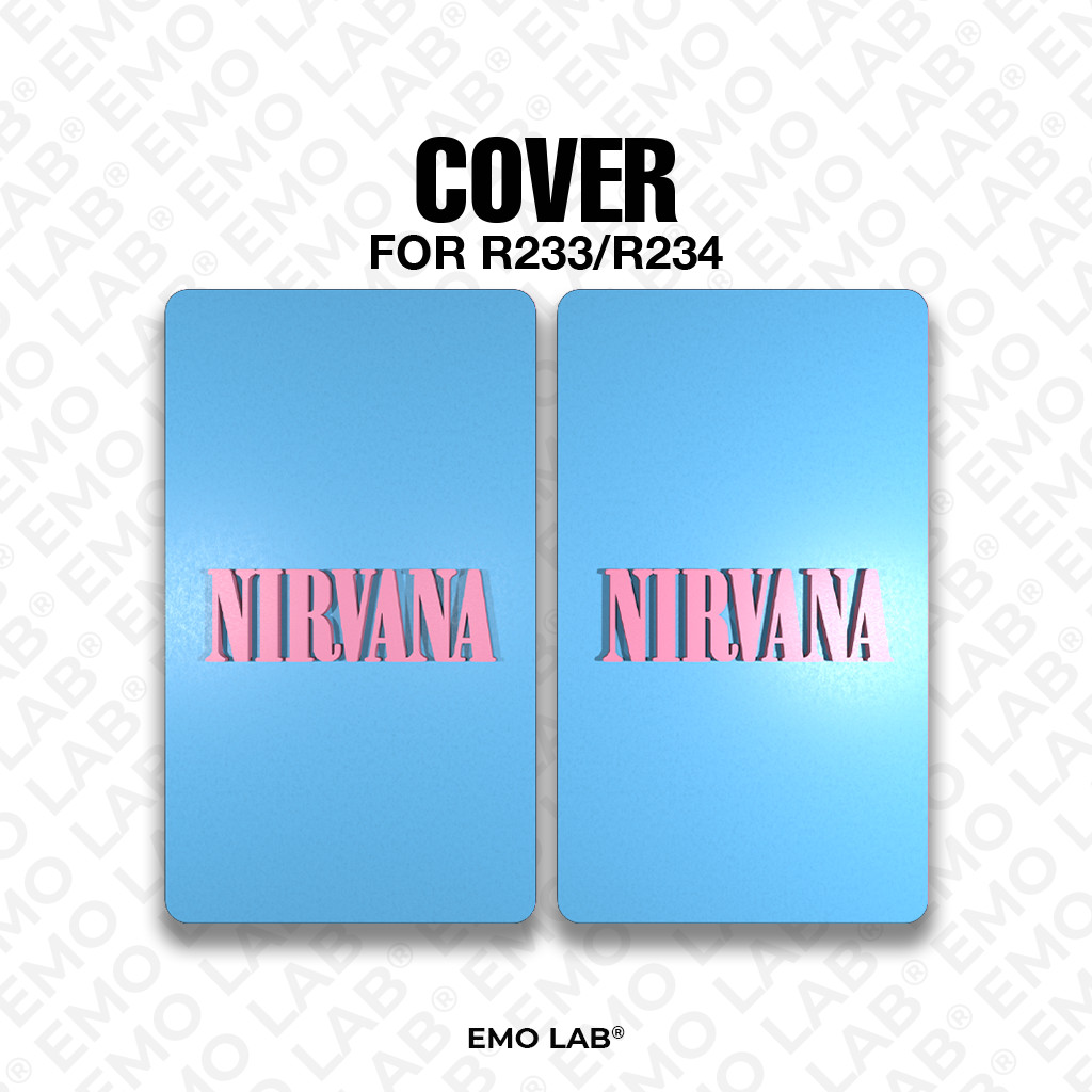 NIRVANA BLUE PINK BACKDOOR 3D PRINT R233/R234