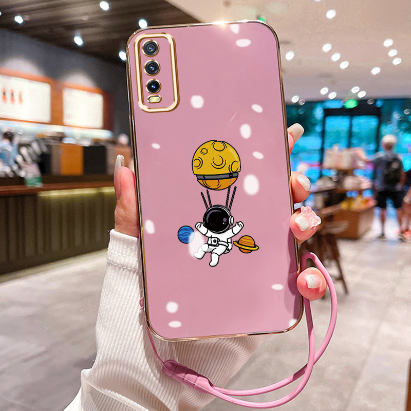 Casing Hp Untuk VIVO Y20 Y20s Y20i Y12A Y20S M Y20S D Y20S G Y11s Y30G Case Casing Astronot ruang an