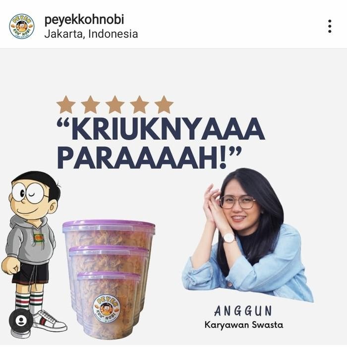 

Peyek Viral Koh Nobi Paket Family