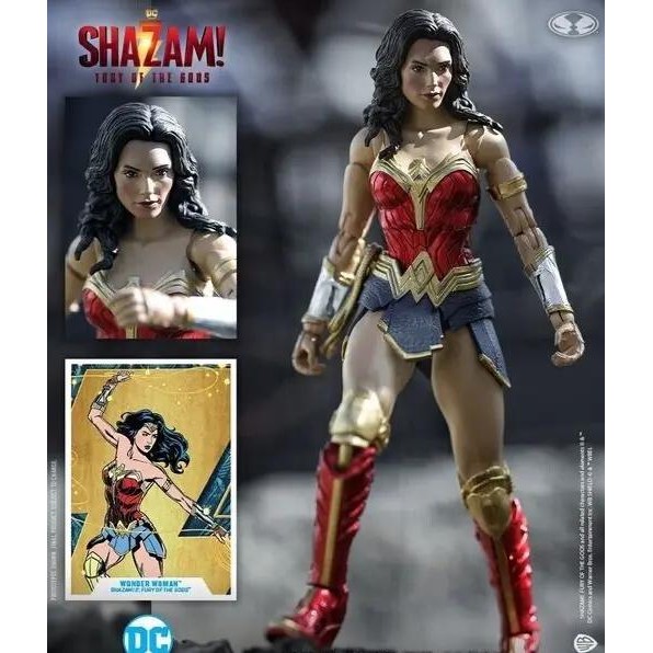 mcfarlane wonder woman shazam MISB NEW action figure dc comic hero