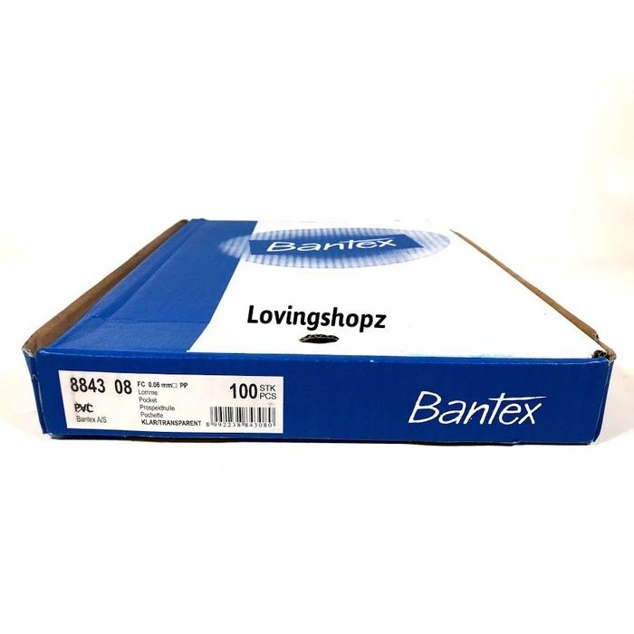 

Pp Pocket Bantex F4 0.06 Mm , Pp Pocket Bantex 8843 08