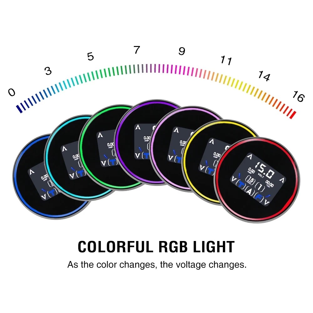 Aurora 3 Tattoo Power Supply Professional Tattoo Power Supply With Power Adaptor For Tattoo Machine