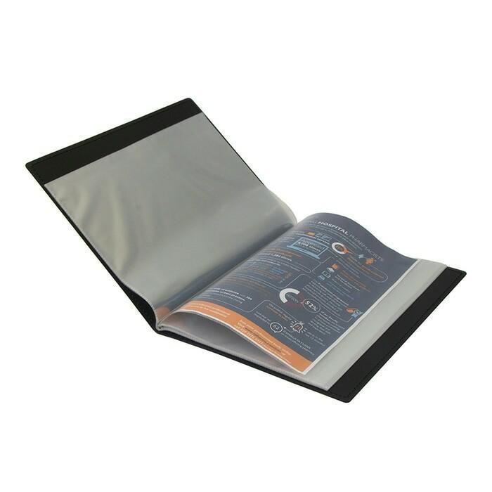 

Bantex Exclusive Display Book A4 20 Pockets Black #8820