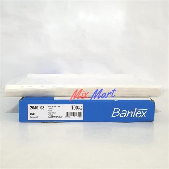 

Bantex Pocket A4 0,06 Mm Pp Clear 2040 Isi 100 Lembar