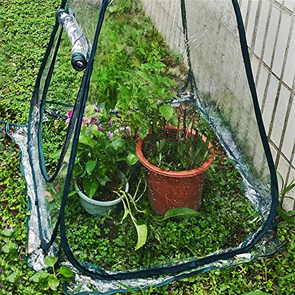 1pcs Foldable Portable Home Gardening Greenhouse Greenhouse Transparent Insulation Shed Rain Proof