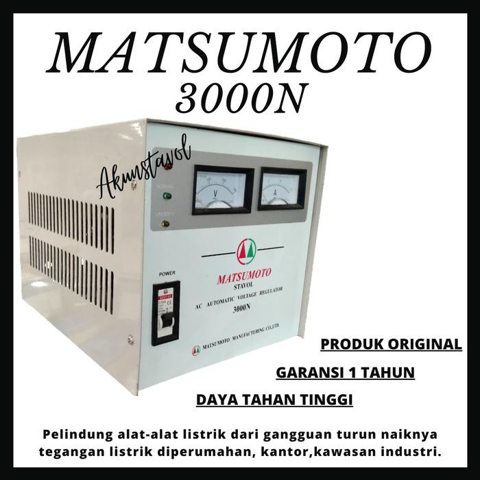 Stavolt Matsumoto 3000N - Stabilizer Listrik 3000watt