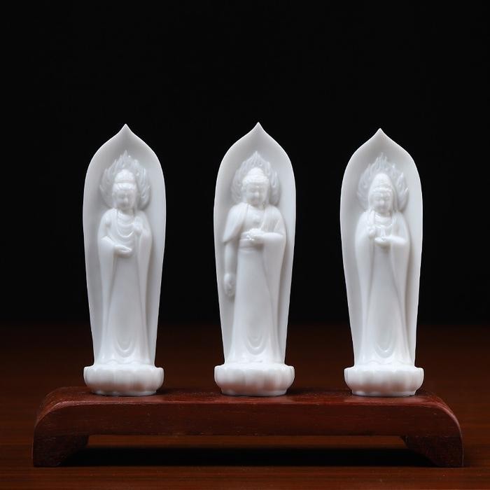 Patung Buddha Dai Yutang keramik Avalokitesvara Amitabha ornamen