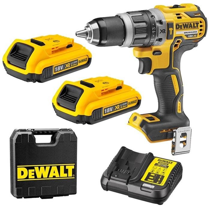 Mesin Bor Baterai Dewalt Dcd796D2 Cordless Hammer Drill